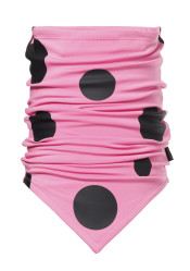 Ocieplacz na szyję damski Goldbergh Tama Neckwarmer Dots Pink Cosmos