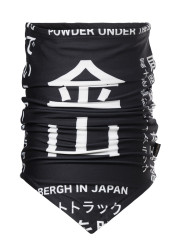 Ocieplacz na szyję damski Goldbergh Mana Neckwarmer Street Signs Black/White