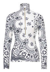 Golf damski Goldbergh Toriko Ski Pully Bandana Paisley White