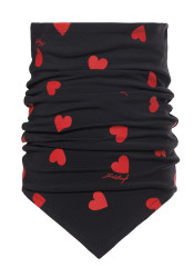 Ocieplacz na szyję damski Goldbergh Kouki Neckwarmer Black/Flame