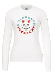 Koszulka damska Goldbergh Neko Long Sleeve Top Snow White