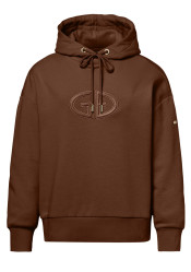 Bluza damska Goldbergh Calm Hooded Sweater Deep Mocha