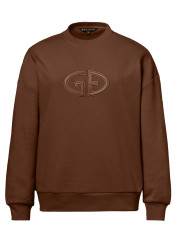 Bluza damska Goldbergh Tova Crew Neck Sweater Deep Mocha