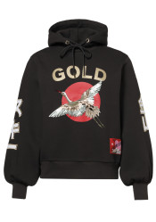 Damski sweter Goldbergh Tobu Hooded Sweater Black