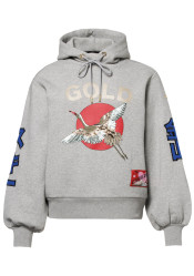 Bluza damska Goldbergh Tobu Hooded Sweater Grey Melange