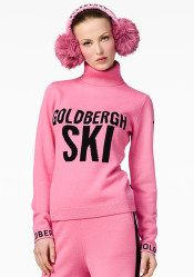 Sweter damski Goldbergh Hoi Sweater Pink Cosmos