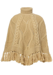 Damski sweter poncho Goldbergh Hayaru Poncho Lark