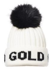 Czapka damska Goldbergh Hodd Beanie White/Black
