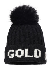 Czapka damska Goldbergh Hodd Beanie Black/White
