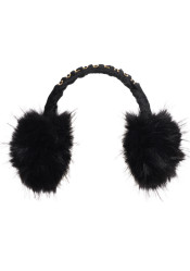 Nauszniki damskie Goldbergh Fluffy Earwarmers Black