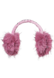 Nauszniki damskie Goldbergh Fluffy Earwarmers Pink Cosmos