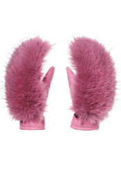 Rękawiczki damskie Goldbergh Hill Mittens Pink Cosmos