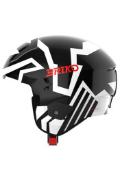 Briko BR-VULCANO 2.0 GRAPHIK-Shiny Black - White