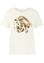 Koszulka damska Marc Cain BC 48.32 J67 T-Shirt Off-White 110