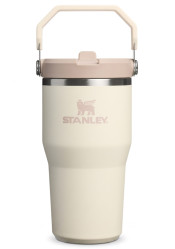 Stanley The IceFlow™ Flip Straw 2.0 Tumbler 600 ml/20 uncji kremowy ze zintegrowaną słomką