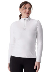 Damska bluza funkcjonalna Spyder Shimmer Bug 1/2 Zip Biała