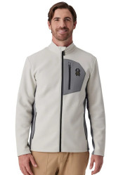 Męska bluza polarowa Spyder Bandit Sweater Fleece Jacket w kolorze jasnoszarym