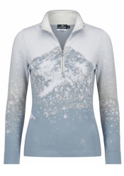 Golf damski Newland N4 7025/0260 Lady T-Neck Neige Ice Grey/White