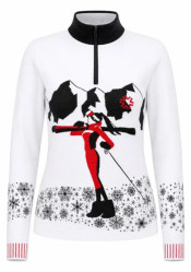 Golf damski Newland N4 7015/0091 Lady T-Neck Lysith White/Black
