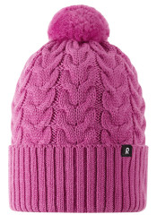 Dziecięca czapka zimowa Reima Routii Fuchsia