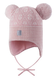Czapka zimowa dziecięca Reima Kuuru Pale Rose