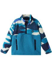 Dziecięcy sweter polarowy Reima Muhku Sparkly Blue
