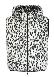 Marc Cain BS 37.05 W44 Waistcoat 190 White And Black