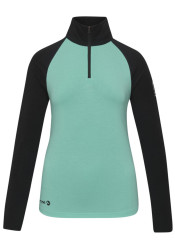 Damska koszulka funkcjonalna Martini Horizon Sky Ls Shirt W Ibiza Blue/Black