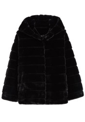 APPARIS Goldy Hooded Coat Noir