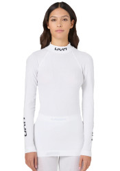 UYN W Elevatyon Biomorph UW Shirt Long_Sl.Turtle Neck White W000