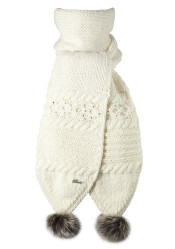 Damski szalik Barts Claire Cream