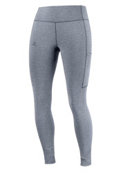 Legginsy damskie Salomon Outline Tight W Ebony / Heather