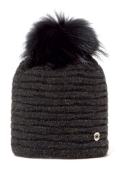 Damska czapka GRANADILLA TRENDY LUREX BLACK