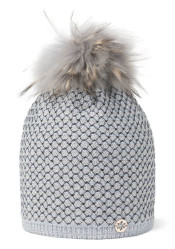 Damska czapka GRANADILLA MESH CHIC PEARL GREY