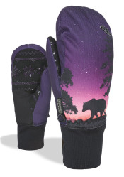 Damskie rękawiczki LEVEL BLISS CORAL MITT FIOLETOWY