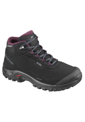  Salomon SHELTER CS WP W Czarny / Ebony / Wino Ta