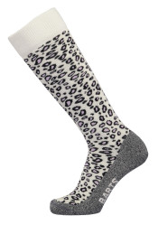 Podkolanówki BARTS SKISOCK ANIMAL PRINT WHITE
