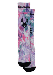 Dziecięce podkolanówki Spyder Grils Peak downhill dots print