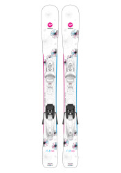 Rossignol Fun Girl Kid-X 100-130 +Kid-X 4 B76 wht/silv-set