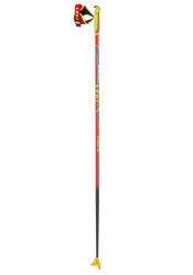 Dziecięce kijki biegowe LEKI HRC JUNIOR FLUORESCENT RED-NEONYELLOW-DARKANTHRACITE