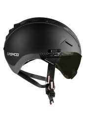 Kask rowerowy CASCO ROADSTER BLACK INCL.VISOR