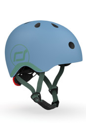 Kask dziecięcy Scootandride Stalowo-niebieski XXS / S