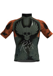 Rosti Wings Dres dlouhý zip Black/Green/Orange