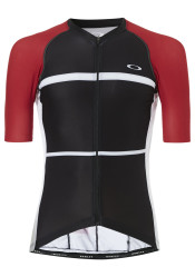 Koszulka kolarska męska Oakley Colorblock Road Red Line