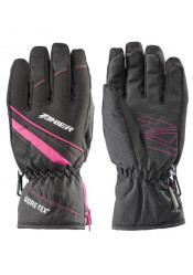 Dziecięce zimowe rękawiczki ZANIER RAURIS GTX JR BLACK/PINK