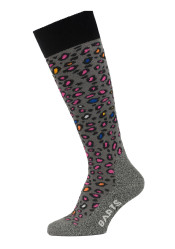 Dziecięce podkolanówki BARTS SKISOCK ANIMAL PRINT KIDS GREY