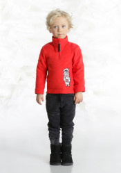 Dziecięca bluza Poivre Blanc W18-1550-BBBY Fleece Sweater scarlet red2