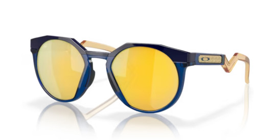 szczegóły Oakley 9242-1152 HSTN KM Navy/Trns Blue w/ Prizm 24K Pol