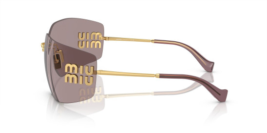 szczegóły Okulary przeciwsłoneczne Miu Miu 0MU 54YS 5AK06I80 Gold-Light Purple Brown