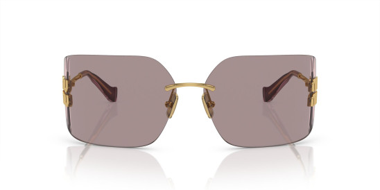 szczegóły Okulary przeciwsłoneczne Miu Miu 0MU 54YS 5AK06I80 Gold-Light Purple Brown